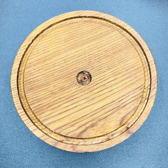 Midcentury Imperial International Japan Stainless Steel Wooden Lid Fondue Pot - Picture 5 of 10